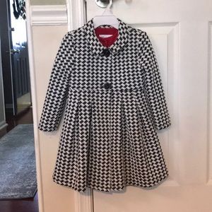 Bonnie Jean 3T Houndstooth Jacket & Red Dress